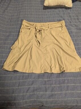 The North Face Light Khaki A-Line Utility Skirt, 16